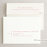 "Polished" - Holiday Cards in Cardinal by Melanie Kosuge - FREE Recipient Addressing