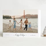 "Together" - Holiday Cards in Winter by Christy Hy Lee - Folded Card