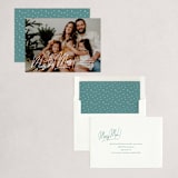 "Bless this Mess" - Holiday Cards in Snow by Lauren Chism - Assembled
