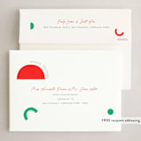 "Modern Shapes" - Holiday Cards in Pine by Elly - FREE Recipient Addressing