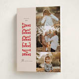 "Merry Trio" - Holiday Cards in Poinsettia by Julie Murray - Folded Card