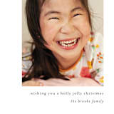 "Feature" - Holiday Cards in Peppermint by Tennie and Co. - Detail