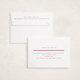 "Modern decor" - Holiday Cards in Berry by Stacey Meacham - FREE Recipient Addressing