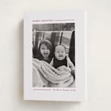 "Candy Cane Lines" - Holiday Cards in Candy Cane by Allison Orszak - Folded Card