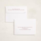"Regent" - Holiday Cards in Bubblegum by Annie Shapiro - FREE Recipient Addressing