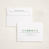 "Preppy Gelateria Stripes" - Holiday Cards in Wintergreen by Erika Firm - FREE Recipient Addressing