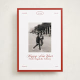 "newsie" - Holiday Cards in Candy Cane by Ellen Schlegelmilch - Front