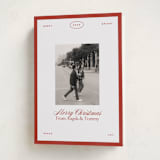 "newsie" - Holiday Cards in Candy Cane by Ellen Schlegelmilch - Folded Card