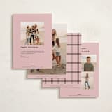 "Basque" - Holiday Cards in Candy by Megan Davis - Back of Card Options