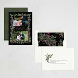 "Rustic Floral" - Holiday Cards in Wreath by Heather Cairl - Assembled