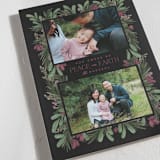 "Rustic Floral" - Holiday Cards in Wreath by Heather Cairl - Detail
