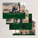 "Hope Script" - Holiday Cards in Linen by Jill Means - Back of Card Options