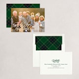 "Hope Script" - Holiday Cards in Linen by Jill Means - Assembled