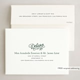 "Hope Script" - Holiday Cards in Linen by Jill Means - FREE Recipient Addressing