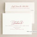 "Elegant Glory" - Holiday Cards in Poinsettia by Brianne Larsen - FREE Recipient Addressing