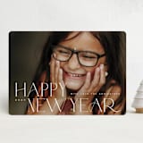 "Folio" - Holiday Cards in Snow by Kristie Kern - Front