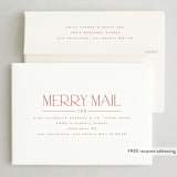 "Folio" - Holiday Cards in Snow by Kristie Kern - FREE Recipient Addressing