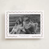 "Delicate Frame" - Holiday Cards in Holly Berry by Susan Moyal - Front