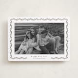 "Delicate Frame" - Holiday Cards in Mulled Wine by Susan Moyal - Front