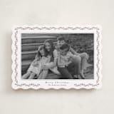 "Delicate Frame" - Holiday Cards in Holly Berry by Susan Moyal - Front