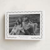 "Delicate Frame" - Holiday Cards in Mulled Wine by Susan Moyal - Folded Card