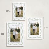 "Wave" - Holiday Cards in Eucalyptus by Sarah Knight - Formats Available