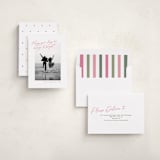 "Top Script Note" - Holiday Cards in Peony by Jackie Crawford - Assembled