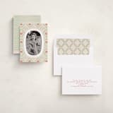 "Poinsettia" - Holiday Cards in Peppermint by Julie Murray - Assembled