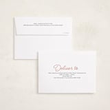 "Risograph Stamp" - Holiday Cards in Cherry by Sabrina Excene - FREE Recipient Addressing