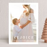 "Statement" - Holiday Cards in Snowflake by Sara Hicks Malone - Front