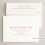 "Statement" - Holiday Cards in Snowflake by Sara Hicks Malone - FREE Recipient Addressing