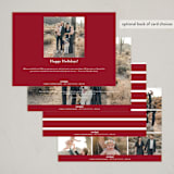 "Modern Simplicity" - Holiday Cards in Snow by Ashley Rosenbaum - Back of Card Options