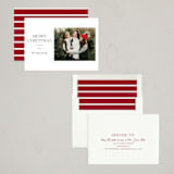 "Modern Simplicity" - Holiday Cards in Snow by Ashley Rosenbaum - Assembled