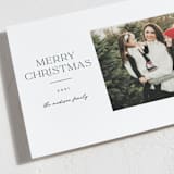 "Modern Simplicity" - Holiday Cards in Snow by Ashley Rosenbaum - Detail