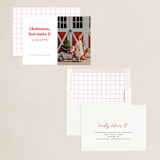 "Christmas Merrier" - Holiday Cards in Cherry by Anna Elder - Assembled