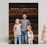 "MerryChristmas" - Holiday Cards in Celery by Dazzle Bean - Front