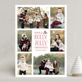 "Holly Jolly Holla" - Holiday Cards in Holly by Michelle Poe - Front