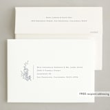 "Laurel" - Holiday Cards in Bluebell by Vanessa Doyle - FREE Recipient Addressing
