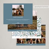 "Painted Forest Frame" - Holiday Cards in Snow by Kristen Knechtel - Back of Card Options