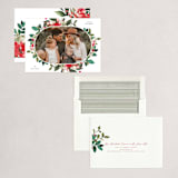 "Fresh Holiday Florals" - Holiday Cards in Fresh Berries by Grace Kreinbrink - Assembled