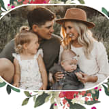 "Fresh Holiday Florals" - Holiday Cards in Fresh Berries by Grace Kreinbrink - Detail