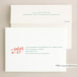 "Red Green & Festive" - Holiday Cards in Santa by Little Print Design - FREE Recipient Addressing