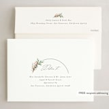 "FLOURISHED ARCH" - Holiday Cards in Sage by Melanie Kosuge - FREE Recipient Addressing