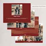 "Layered" - Holiday Cards in Nutmeg by Heather Cairl - Back of Card Options