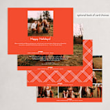 "Merrier Than Ever" - Holiday Cards in Snow by Melanie Severin - Back of Card Options