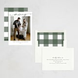 "Scripted Merry" - Holiday Cards in Hunter by Kasia Labocki - Assembled