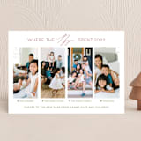 "Together Is Our Favorite Place" - Holiday Cards in Holly Berry by Carolyn Kach - Front
