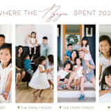 "Together Is Our Favorite Place" - Holiday Cards in Holly Berry by Carolyn Kach - Detail