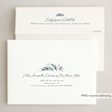 "Glory to God Letters" - Holiday Cards in Denim by Alethea and Ruth - FREE Recipient Addressing