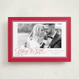 "Christmas Glory" - Holiday Cards in Ruby by Alston Foster - Front